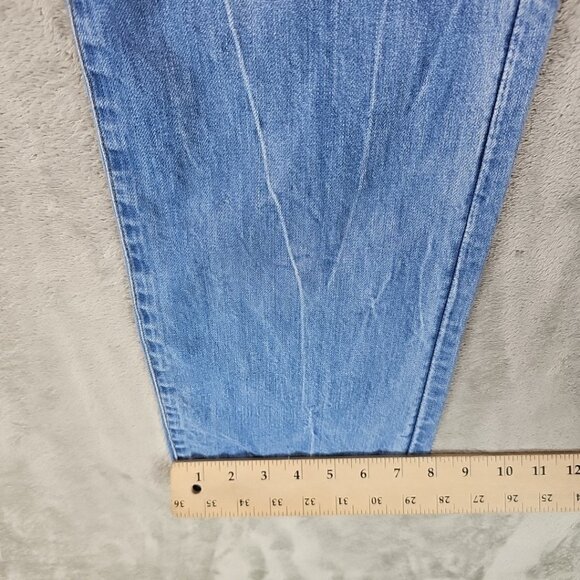 G-Star Raw 3301 Jeans Mens Size 34X32 Light Blue Straight Leg Button Fly Stretch - Picture 14 of 14